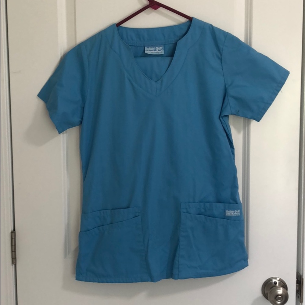 Blue scrubs
